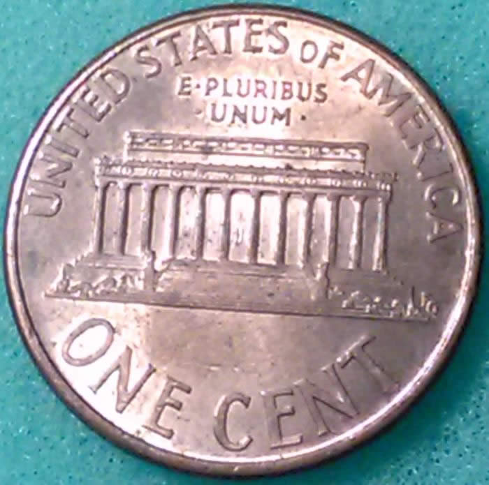 1999-P-Lincoln-Cent-With-Reverse-Bowtie-Die-Clash